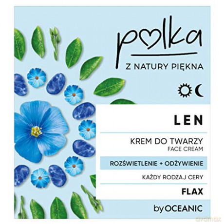 POLKA Len Krem do twarzy na dzień i noc Rozświetlenie+Odżywienie 50 ml