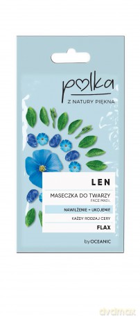 POLKA Len Maseczka do twarzy Nawilżenie+Ukojenie 8 ml