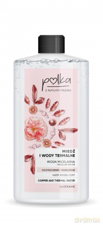 POLKA Miedź i Wody Termalne Woda micelarna do twarzy Oczyszczenie+Nawilżenie 400 ml