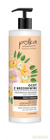 POLKA Ocet Brzoskwiniowy Odżywka do włosów Odżywienie + Wygładzenie 400 ml
