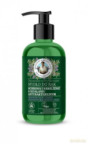 Receptury Babuszki Agafii Naturalne Mydło w płynie antybakteryjne ochronno-nawilżające 300 ml