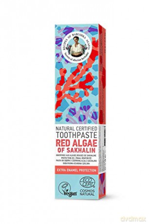 Receptury Babuszki Agafii Pasta do zębów ochraniająca szkliwo Red Algae of Sakhalin 85g