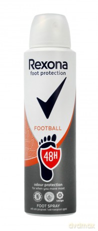 Rexona Foot Protection Dezodorant spray 48H do stóp Football 150 ml