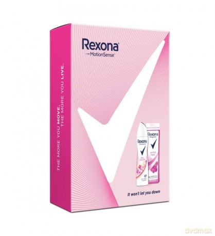 Rexona Zestaw prezentowy (deo spray Sexy Bouquet 150 ml+żel p/prysznic Orchid Fresh 250 ml)