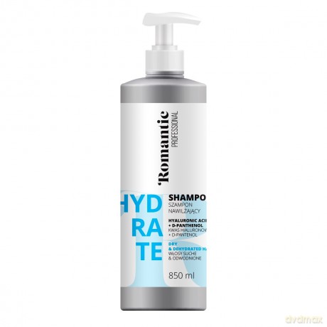 Romantic Professional Szampon do włosów Hydrate 850 ml