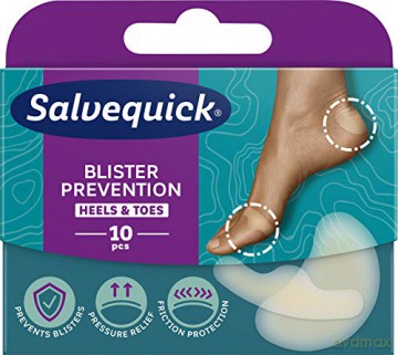 Salvequick Plastry Foot Care na pęcherze i otarcia 1op.-10 szt