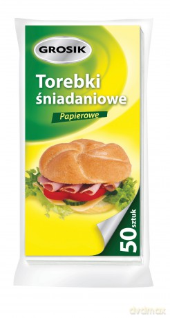Sarantis Jan Niezbędny Grosik Torebki śniadaniowe papierowe 1op.-50 szt