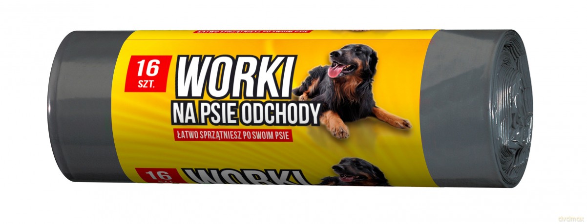 Sarantis Jan Niezbędny Grosik Worki na psie odchody 1op.-16szt