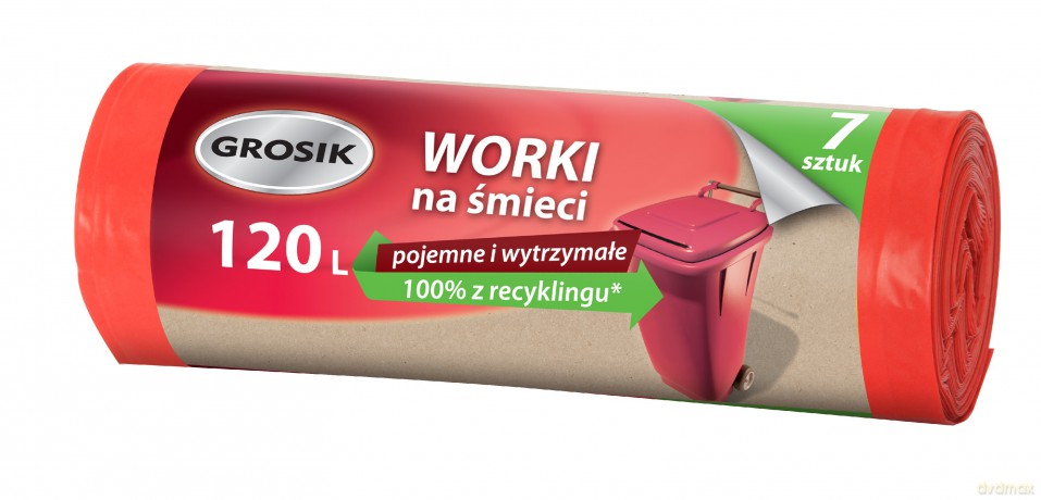 Sarantis Jan Niezbędny Grosik Worki na śmieci LD 120L/7szt