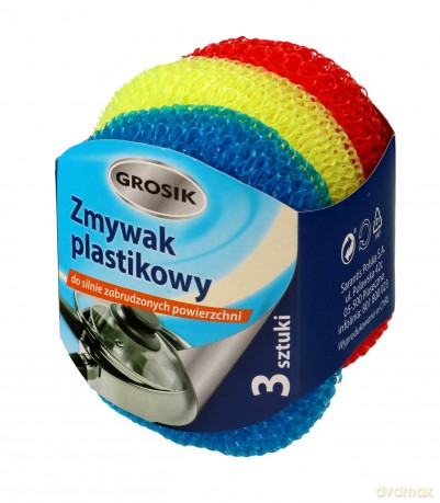Sarantis Jan Niezbędny Grosik Zmywak plastikowy 1op.-3szt