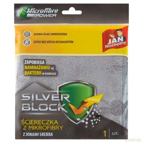 Sarantis Jan Niezbędny Silver Block Ściereczka z mikrofibry z jonami srebra 1szt