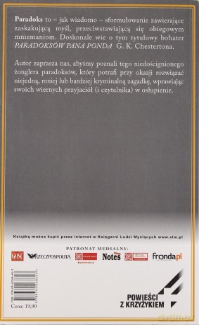 Paradoksy Pana Ponda - Gilbert Keith Chesterton [KSIĄŻKA]