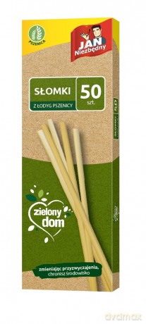 Sarantis Jan Niezbędny Zielony Dom Słomki z łodyg pszenicy 1op.-50 szt