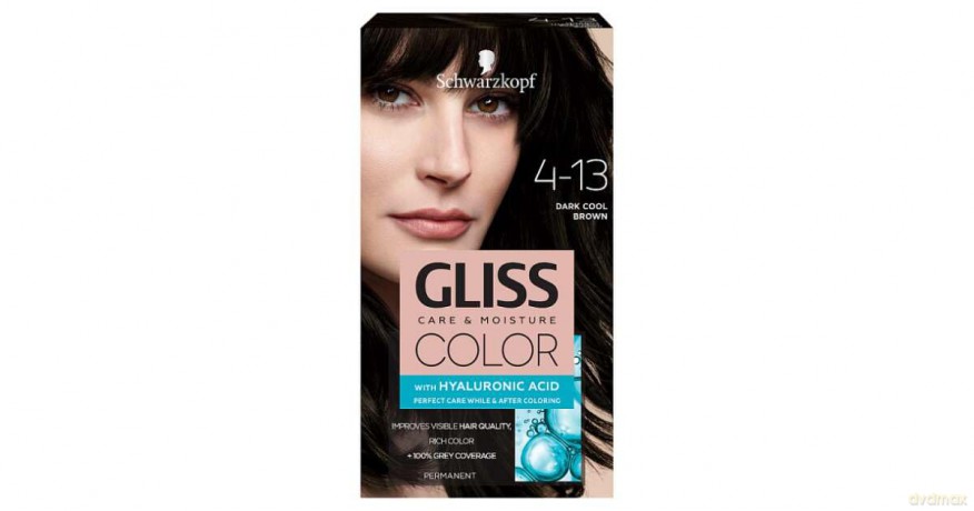 Schwarzkopf Gliss Color Krem koloryzujący nr 4-13 Ciemny Chłodny Brąz 1op.