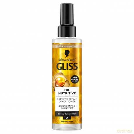 Schwarzkopf Gliss Hair Repair Oil Nutritive Odżywka-spray do włosów suchych i zniszczonych 200 ml