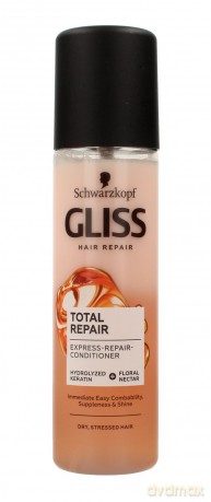 Schwarzkopf Gliss Kur Total Repair Ekspresowa Odżywka-spray do włosów suchych i zniszczonych 200 ml