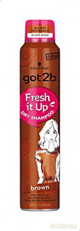 Schwarzkopf Got 2b Fresh It Up Suchy szampon do włosów Brown 200 ml