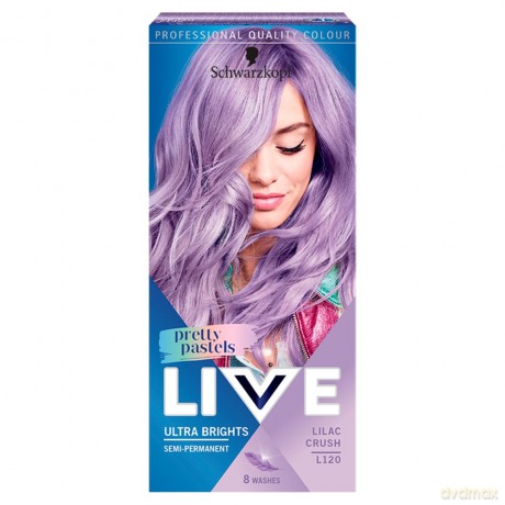 Schwarzkopf Live Krem koloryzujący Pretty Pastels nr L120 Lilac Crush 1op.