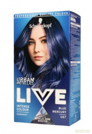 Schwarzkopf Live Krem koloryzujący Urban Metallics nr U67 Blue Mercury 1op.