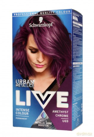 Schwarzkopf Live Krem koloryzujący Urban Metallics nr U69 Amethyst Chrome 1op.