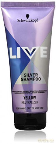 Schwarzkopf Live Szampon srebrny do włosów blond,rozjaśnionych i siwych 200 ml