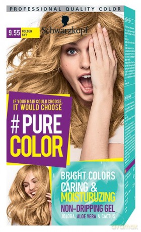 Schwarzkopf Pure Color Farba do włosów w żelu nr 9.55 Golden Sky 1op.