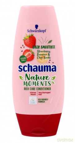 Schwarzkopf Schauma Nature Moments Odżywka do włosów bardzo zniszczonych-Truskawka&Chia 200 ml