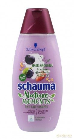 Schwarzkopf Schauma Nature Moments Szampon do włosów bardzo suchych-Acai&Owies 400 ml