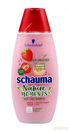 Schwarzkopf Schauma Nature Moments Szampon do włosów bardzo zniszczonych-Truskawka&Chia 400 ml