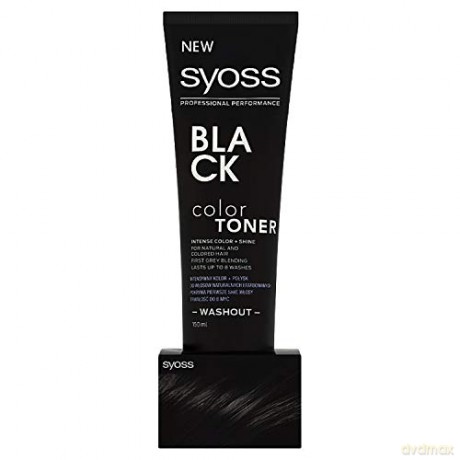 Schwarzkopf Syoss Color Toner Krem tonujący do włosów - Black 150 ml