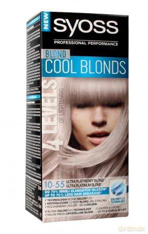 Schwarzkopf Syoss Farba do włosów Cool Blonds 10-55 Ultra Platynowy Blond 1op.