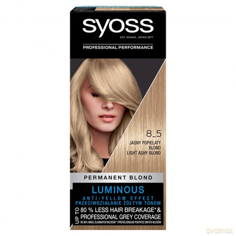 Schwarzkopf Syoss Farba do włosów nr 8-5 Jasny Popielaty Blond 1op.