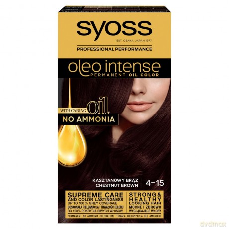 Schwarzkopf Syoss Farba do włosów Oleo Intense nr 4-15 Kasztanowy Brąz 1op.