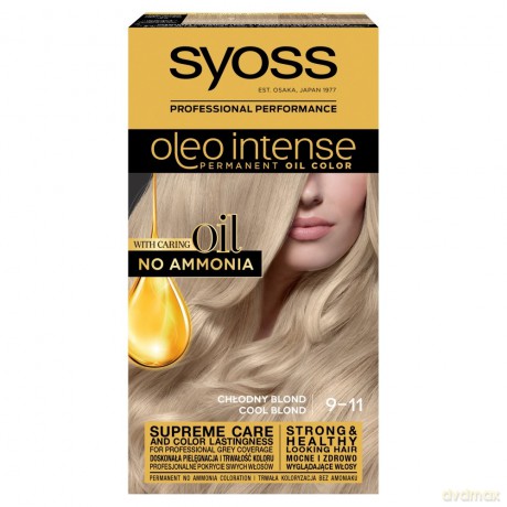 Schwarzkopf Syoss Farba do włosów Oleo intense nr 9-11 Chłodny Blond 1op.
