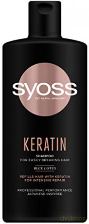 Schwarzkopf Syoss Keratin Szampon wygładzający do włosów łamliwych 440 ml