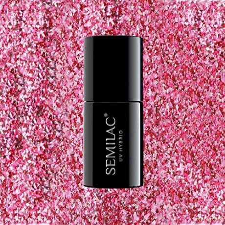 SEMILAC LAKIER 296 INTENSE PINK SHIMMER