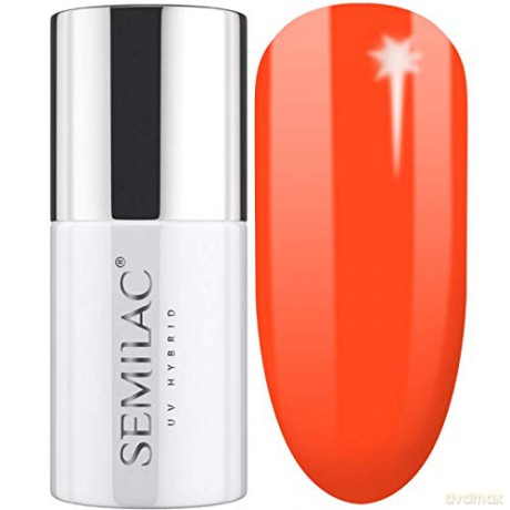 SEMILAC LAKIER 554 LOUD MANDARINE (SUPER COVER)