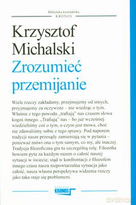 Zrozumieć Przemijanie - Krzysztof Michalski [KSIĄŻKA]