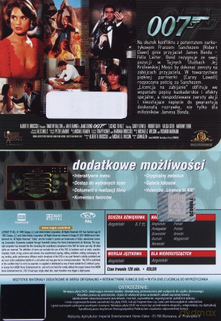 007 James Bond Licencja na zabijanie [DVD]