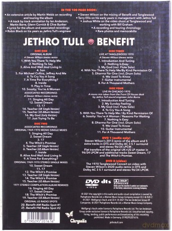 Jethro Tull: Benefit [2DVD]+[4CD]