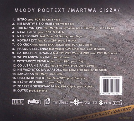 Młody Podtext: Martwa Cisza [CD]