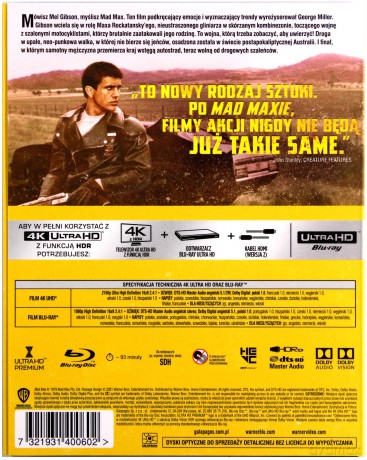 Mad Max [Blu-Ray 4K]+[Blu-Ray]