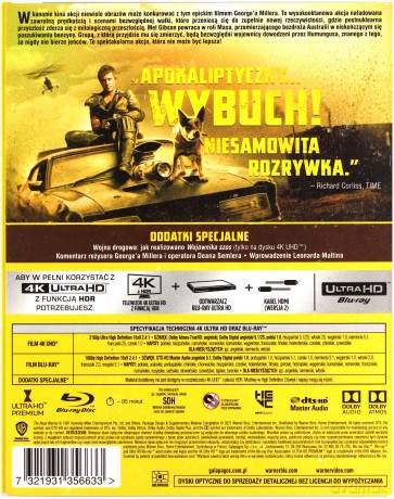 Mad Max 2 - Wojownik szos [Blu-Ray 4K]+[Blu-Ray]