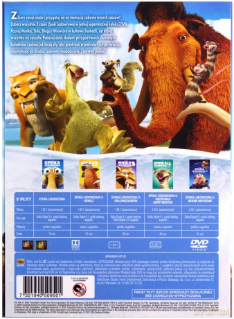 Epoka Lodowcowa 1-5 Pakiet [BOX] [5DVD]