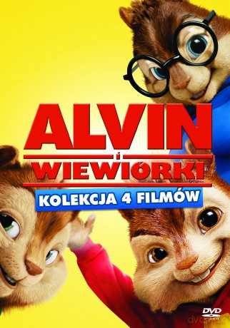 Alvin I Wiewiórki 1-4 Pakiet [4DVD]