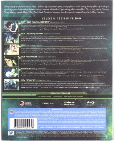 Obcy Pakiet 6 Filmów [BOX] [6xBlu-Ray]
