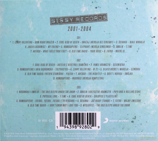 Sissy Records 2001-2004 [3CD]
