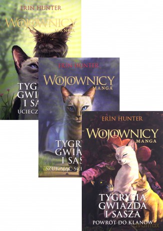 Tygrysia Gwiazda i Sasza. Wojownicy. Manga. Trylogia - Erin Hunter [KSIĄŻKA]