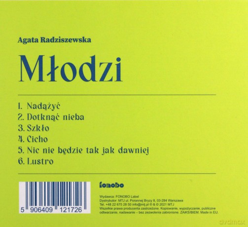 Agata Radziszewska: Młodzi EP [CD]