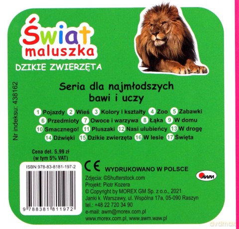 Dzikie zwierzęta. Świat maluszka - Piotr Kozera [KSIĄŻKA]